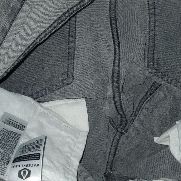 Levi’s low pro straight size 29 grey 100% cotton Nwt New $80 Msrp Retail - Picture 8 of 15